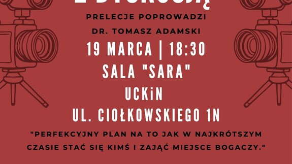 Dyskusyjne spotkanie filmowe Koła Zatrzymanego Ujęcia