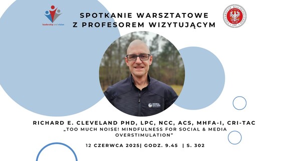 Zapraszamy na spotkanie warsztatowe z profesorem wizytującym!