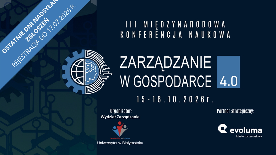 Przedłużona rejestracja - III Międzynarodowa Konferencja Naukowa 
