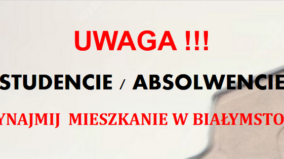 „Mieszkanie dla Absolwenta”