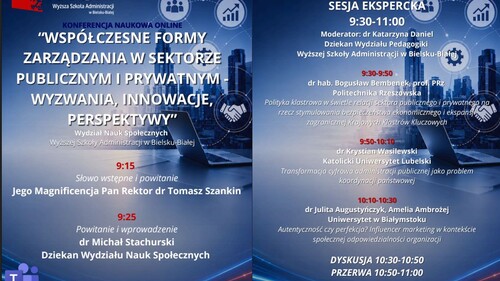 Studenci Wydziału Zarządzania na Ogólnopolskiej Konferencji Naukowej